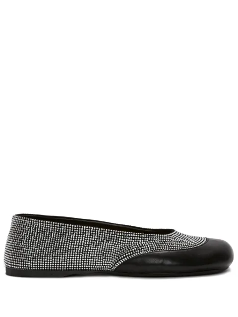 JW Anderson crystal-embellished ballerina flats