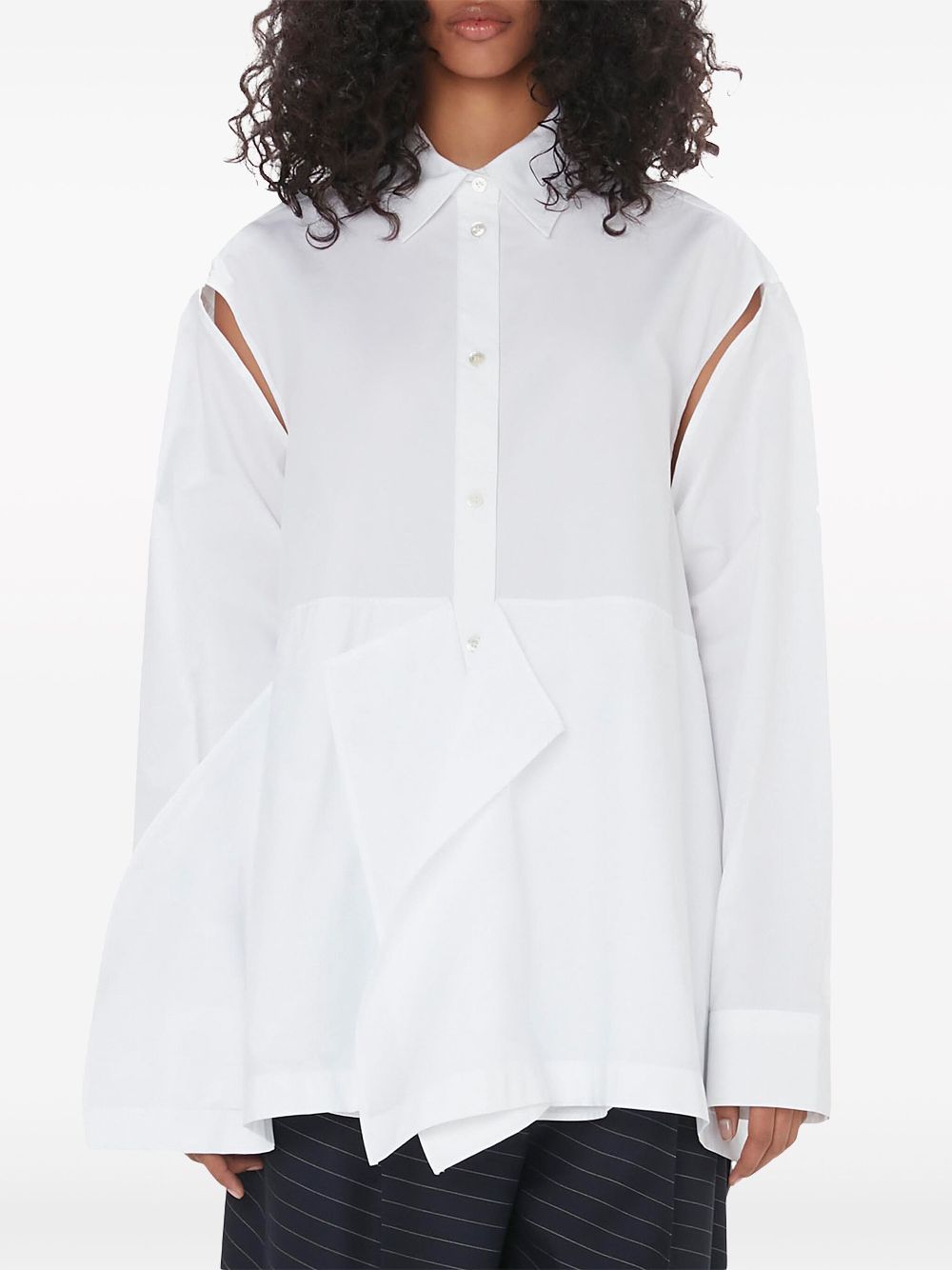 JW Anderson draped peplum shirt Women