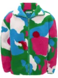 JW Anderson Graphic fleece jacket - Green