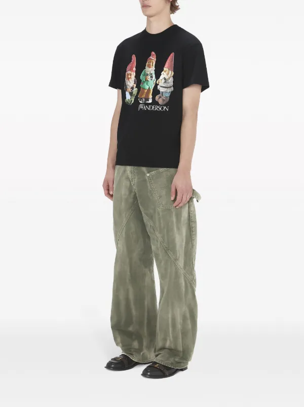 ★J W ANDERSON★GNOME 半袖Tシャツ Black Gnome Trio T-Shirt by JW Anderson on Sale