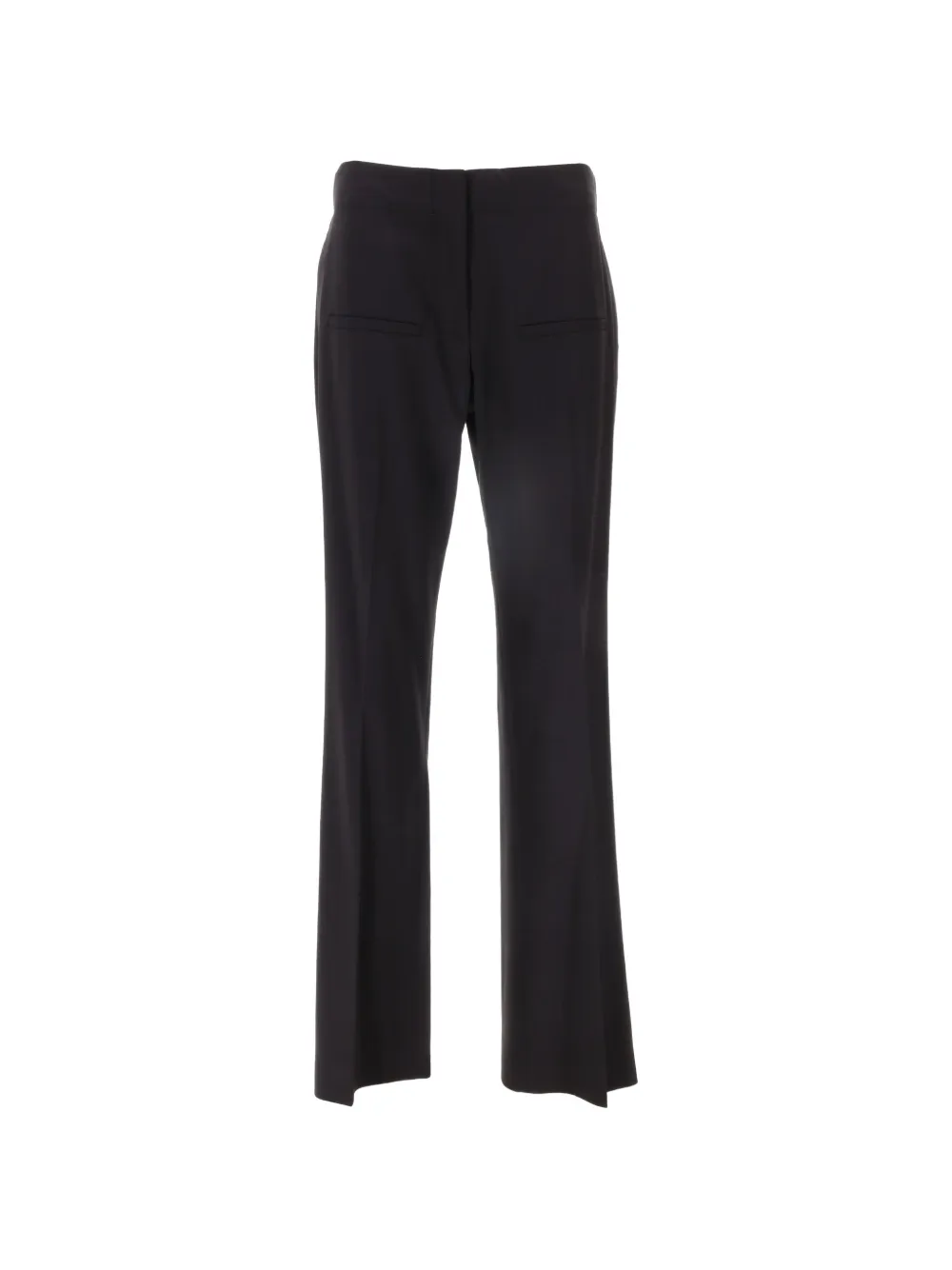 JW Anderson Pantaloni dritti con spacco frontale - Nero