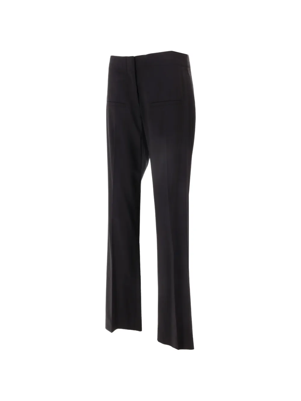  Jw Anderson Front-slit Straight-leg Trousers - Black 