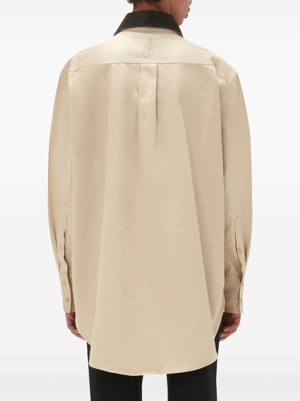 JW Anderson x Pol Angelada katoenen overhemd met print Beige