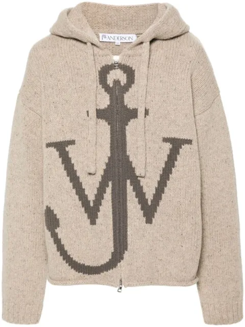 JW Anderson intarsia-logo cardigan