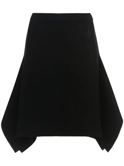 Jupe mi-longue à ourlet asymétrique - JW Anderson - Modalova