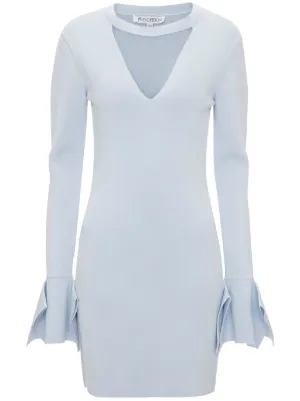 Asta Resort Maya long-sleeve Mini Dress | Blue | FARFETCH