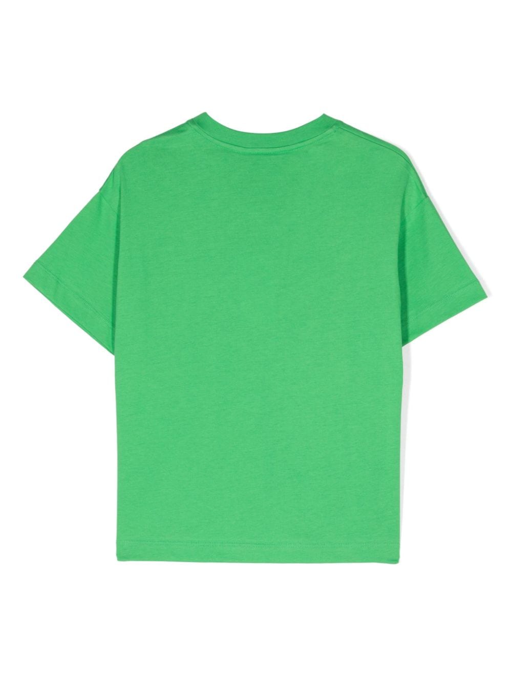 Fendi Kids T-shirt met logoprint Groen