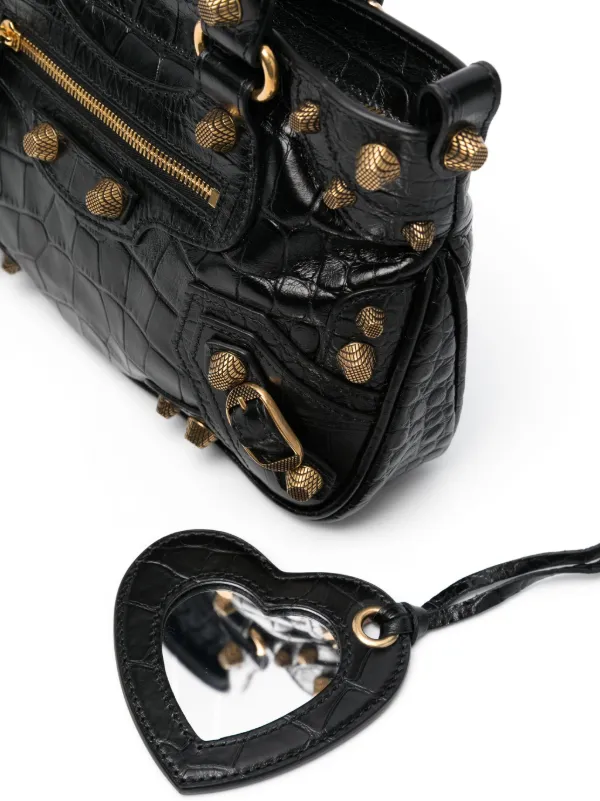 Balenciaga Small Le Cagole Leather Tote Bag | Black | FARFETCH
