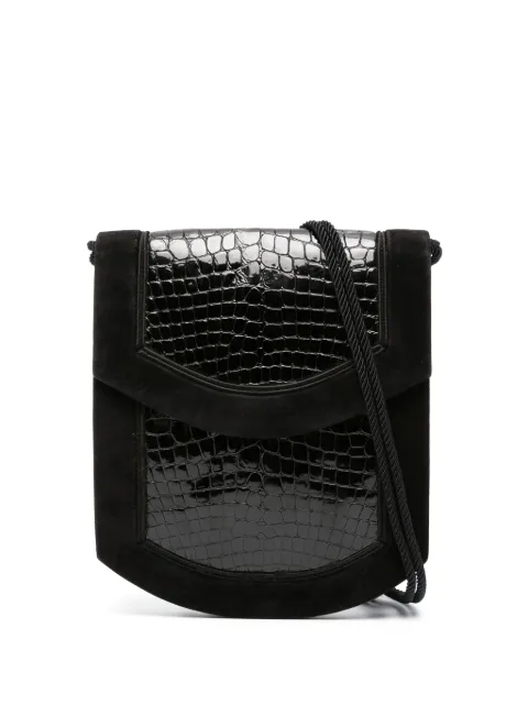 Saint Laurent Pre-Owned 1970s panelled flap crossbody bag