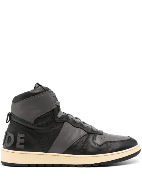 RHUDE Rhecess high-top leather sneakers