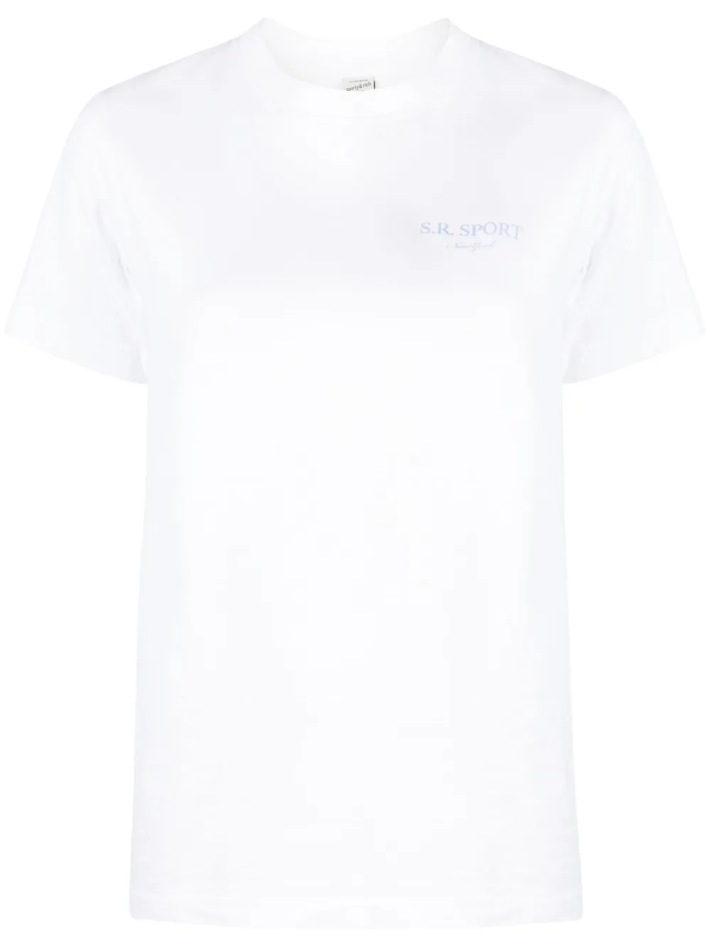 Sporty & Rich logo-print cotton T-shirt