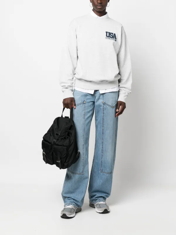 Sporty & Rich ロゴ スウェットシャツ | グレー | FARFETCH JP