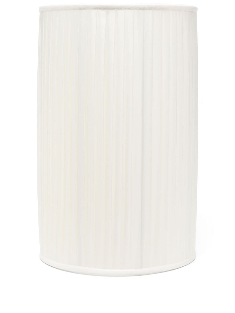 Fornasetti Pleated Cylindrical Lampshade In Weiss