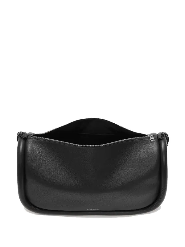 JW Anderson Bumper-36 Leather Shoulder Bag | Black | FARFETCH UK
