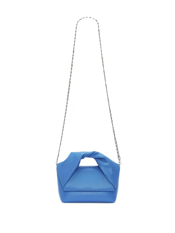 ハンドバッグ JW ANDERSON Woman Handbag Gnawed Blue HB0588FA0305 857 JW Anderson Anchor Charm Woven Handbag | Blue | FARFETCH JO