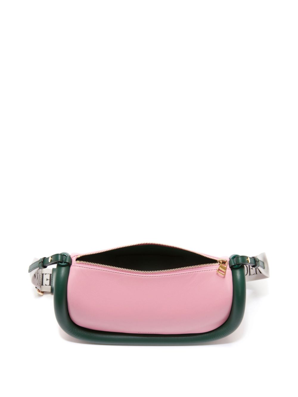 Shop Jw Anderson Bumper 15 Leather Crossbody Bag In Pink