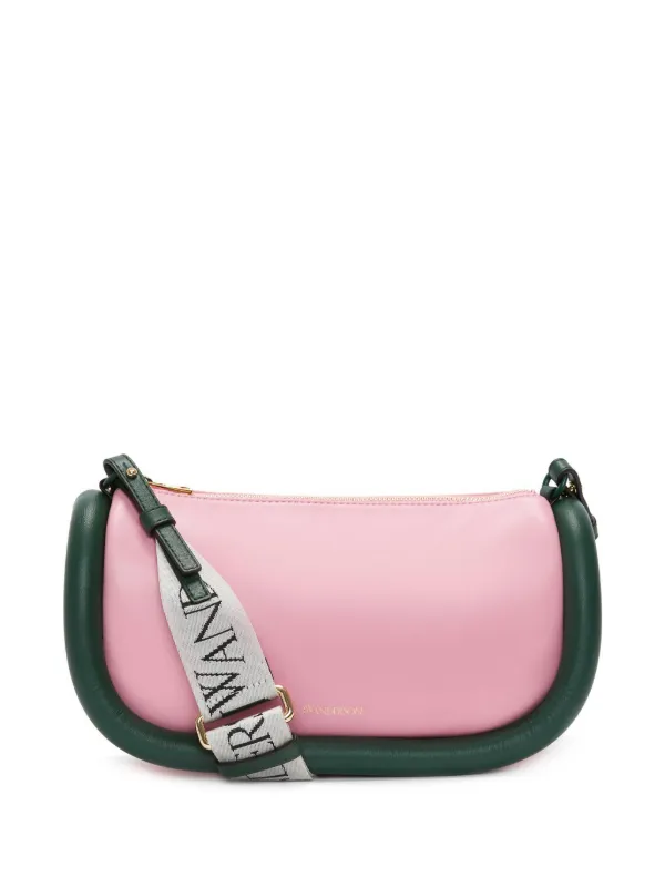 JW Anderson Bumper 15 Leather Crossbody Bag Pink FARFETCH CA