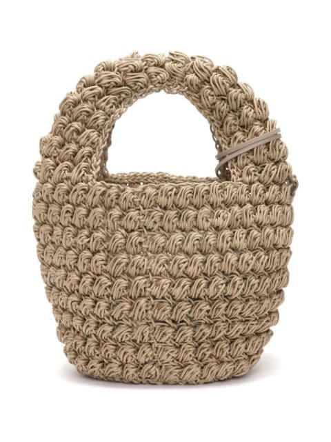 large Popcorn Basket tote bag