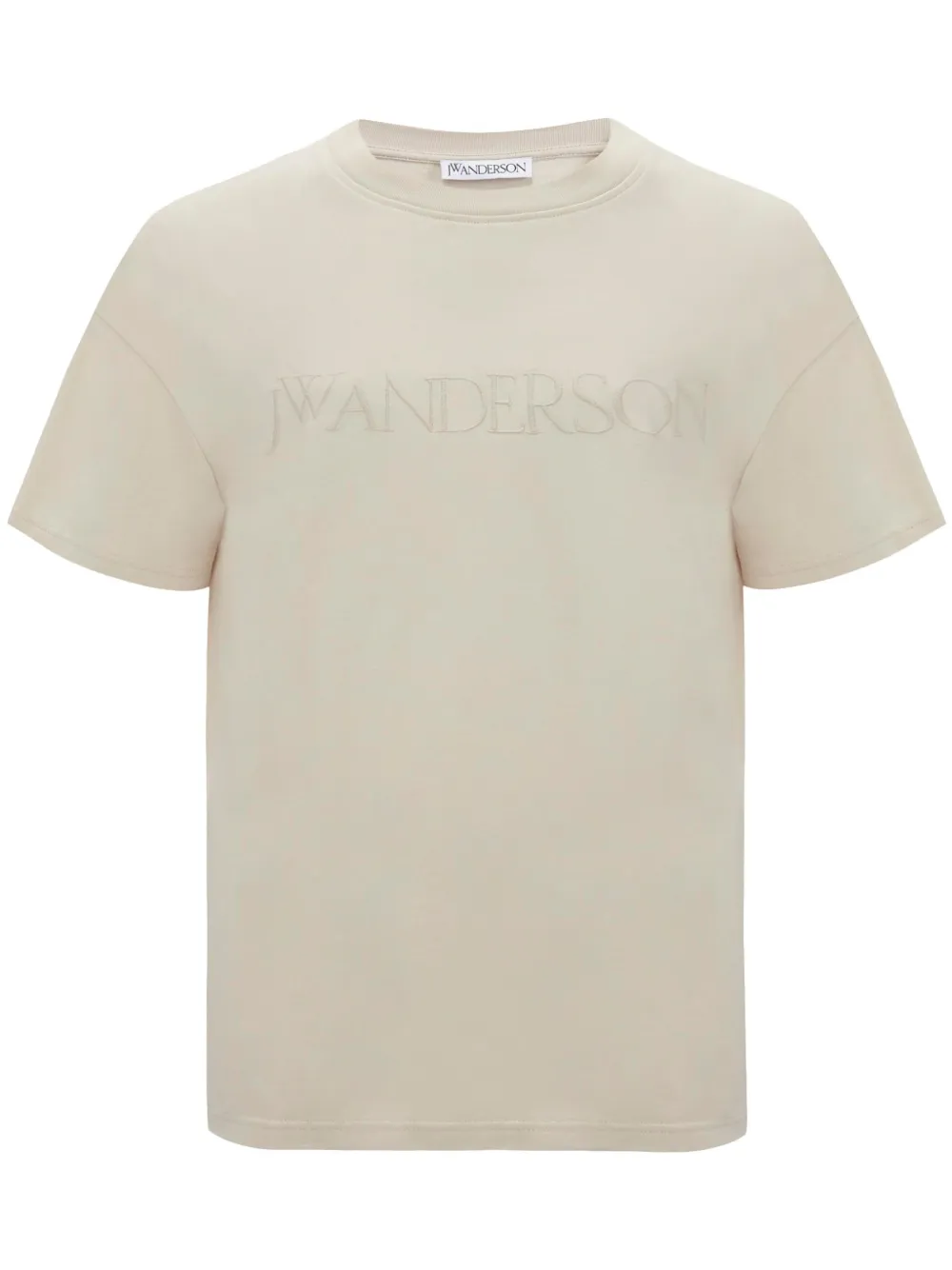 logo-embroidered cotton T-shirt