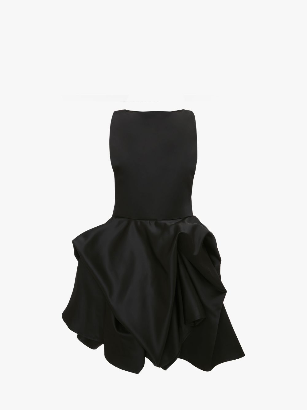 Shop Jw Anderson Peplum Mini Dress In Black