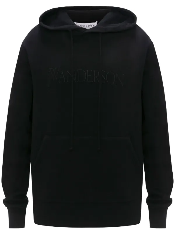 送料関税込【J W ANDERSON】 スウェット ブラック ロゴ JW ANDERSON(J.W.ANDERSON)(ジェイダブリューアンダーソン