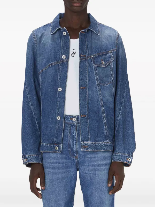 【JW ANDERSON】TWISTED DENIM JACKET JW Anderson Twisted Denim Jacket | Blue | FARFETCH