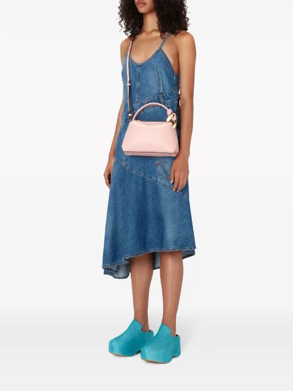 【送料&関税込】J.W. Anderson Blue Cotton Dress JW Anderson Asymmetric Cotton Denim Dress | Blue | FARFETCH GE