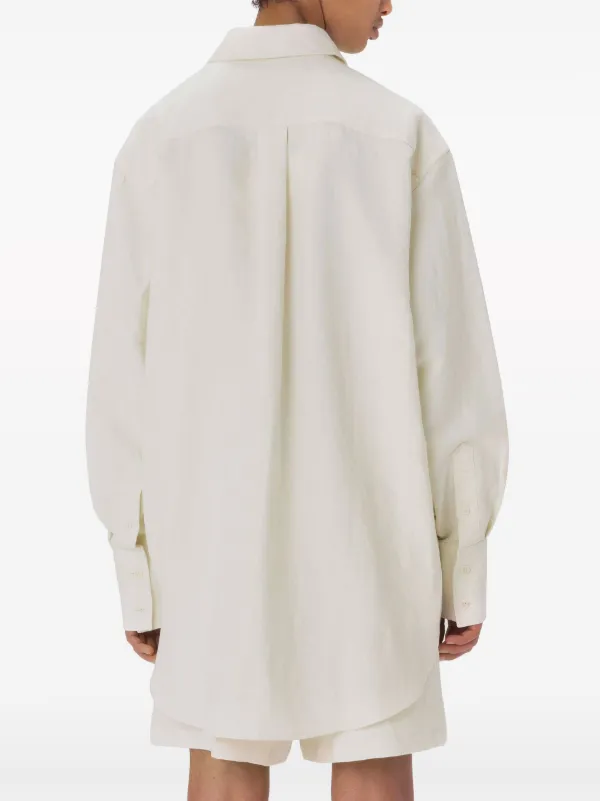 JW Anderson Tea Towel Oversized Shirt | White | FARFETCH
