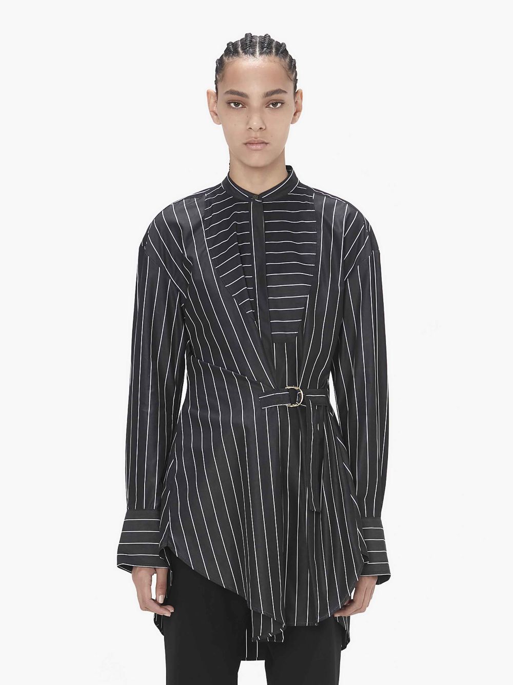 Shop Jw Anderson Twisted Shirt In Black
