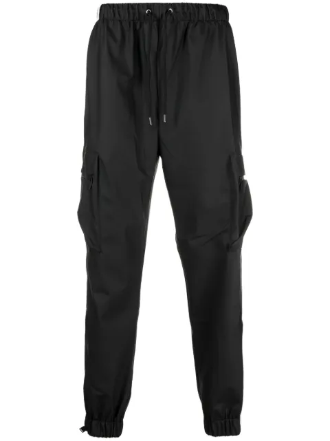 Rains pantalones cargo con diseño tapered y cordones en la pretina