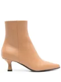 3juin Linzi Oxford 55mm leather ankle boots - Neutrals