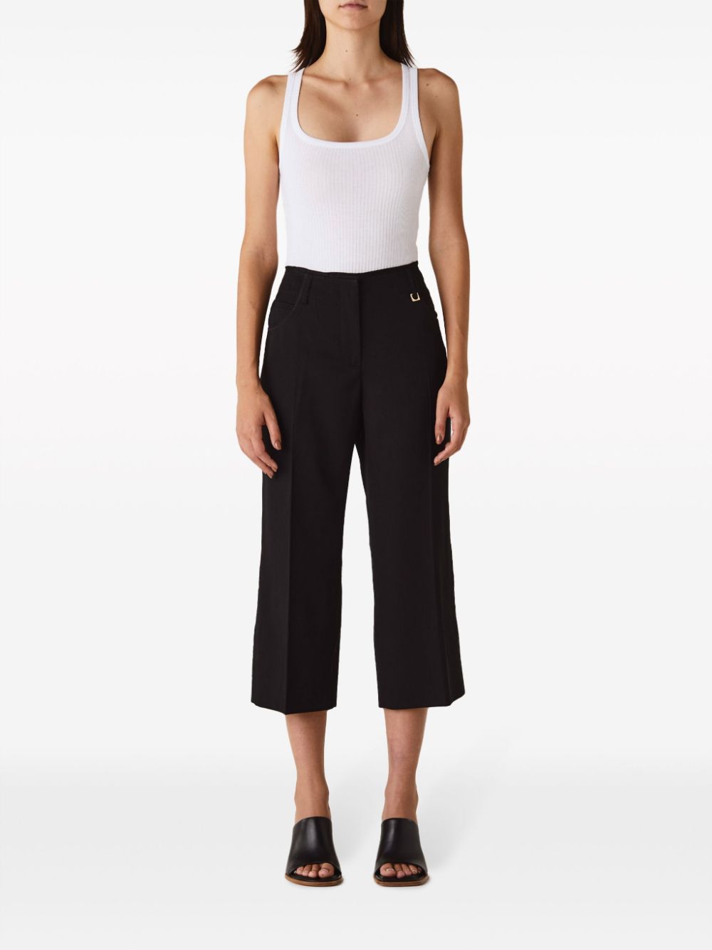 Jacquemus Le pantalon Corto cropped trousers - Zwart