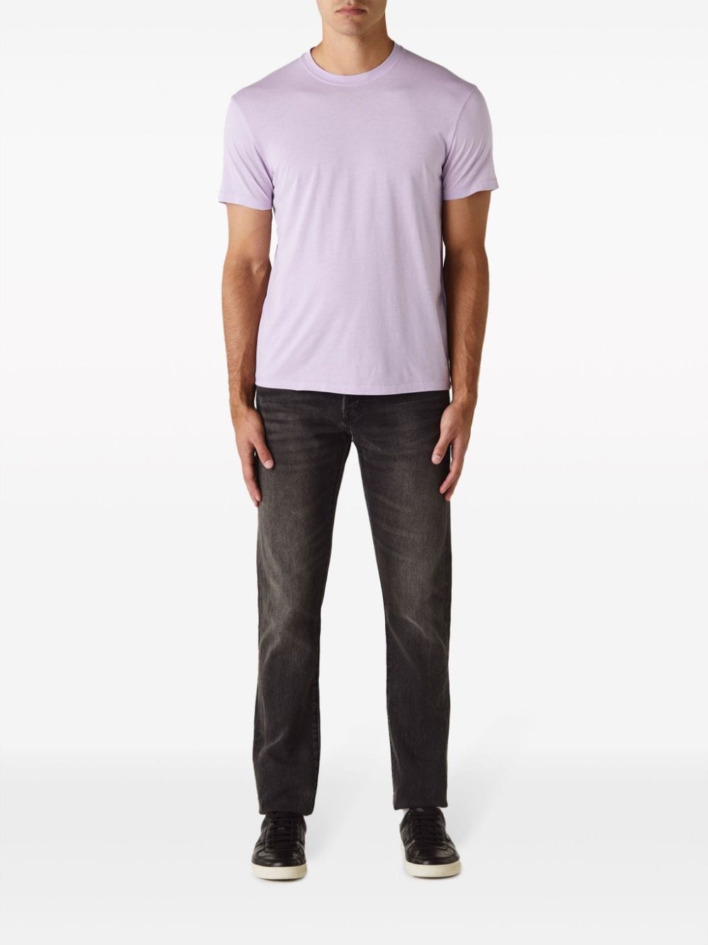 TOM FORD crew-neck short-sleeve T-shirt - Paars