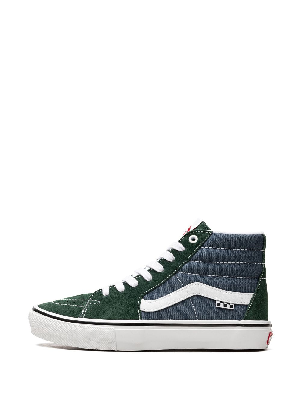 Shop Vans Skate Sk8 Hi "mountain View" Sneakers In Blue