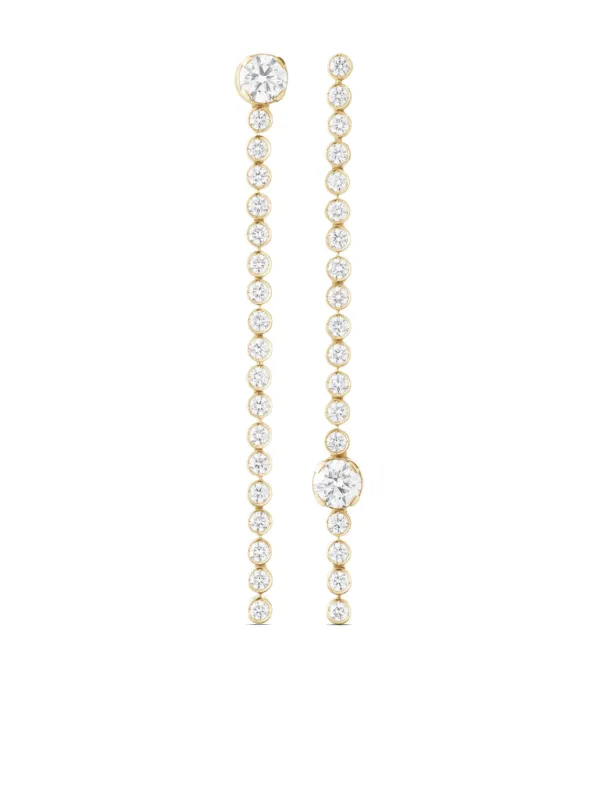 Sophie Bille Brahe 18kt Recycled Yellow Gold Ciel De Diamant Diamond Earrings