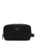 Mulberry Heritage logo-patch wash bag - Black