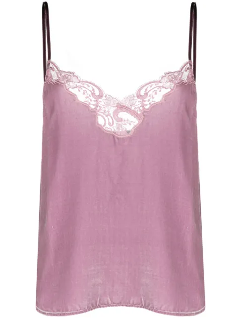 Mes Demoiselles Talla lace-detail top