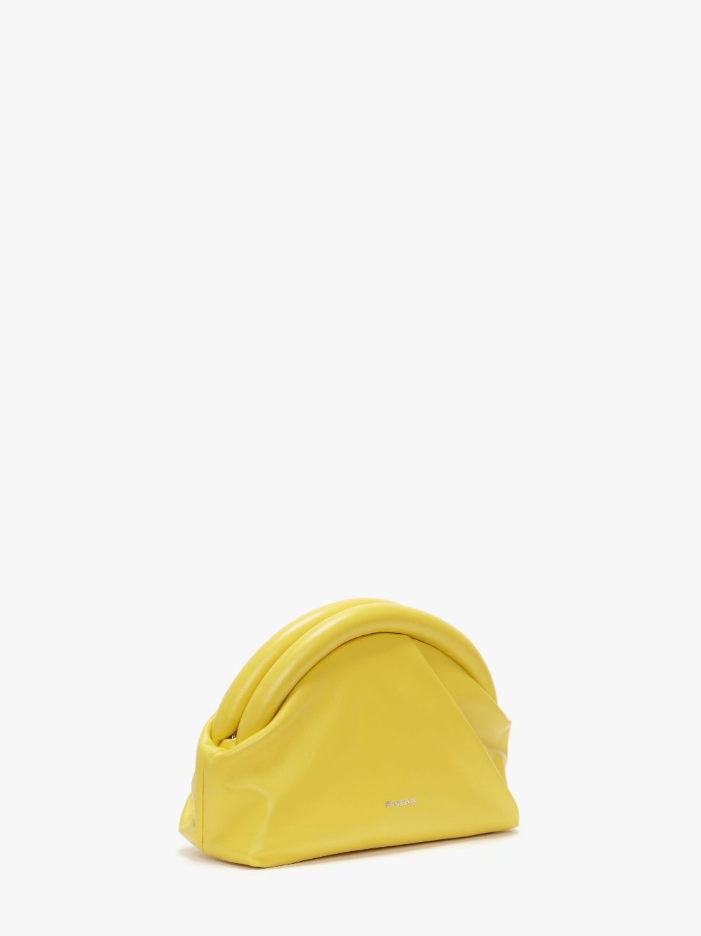 Shop Jw Anderson Bumper-clutch - Leather Mini Bag In Yellow