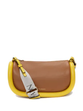 jw Anderson バンパーバッグ　ブラウン master piece link series shoulder bag 02343 grn - 36' duffel