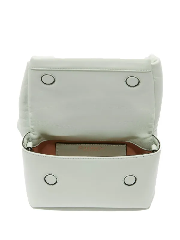 【送料&関税込】J.W. Anderson Twister Green Leather Bag J.W. Anderson Green Leather Twister Mini Bag | italist