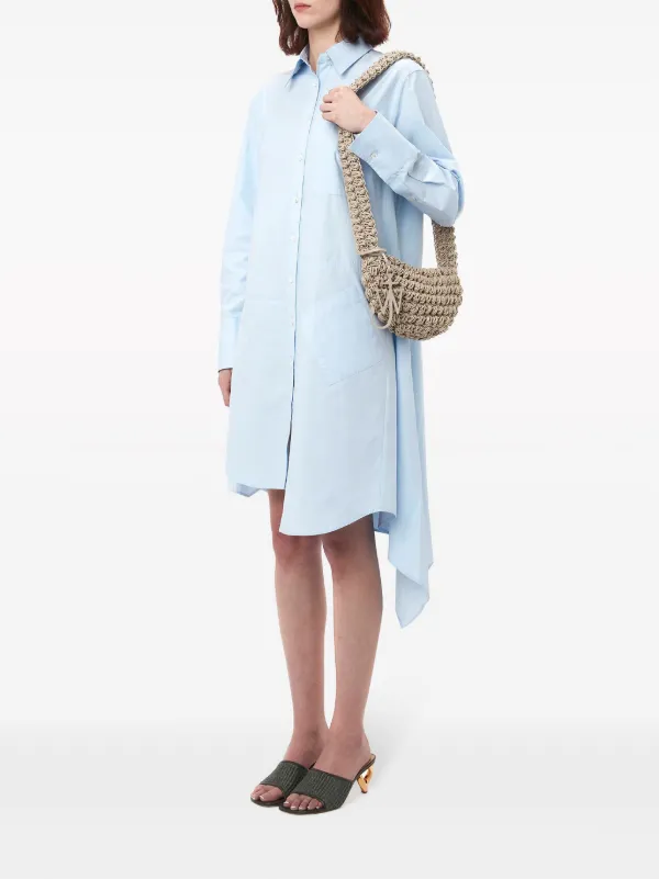 【JW ANDERSON】ラージ ポップコーン トートバッグ/追跡可能 J W ANDERSON】ラージポップコーントートバッグ - ブラック (J W