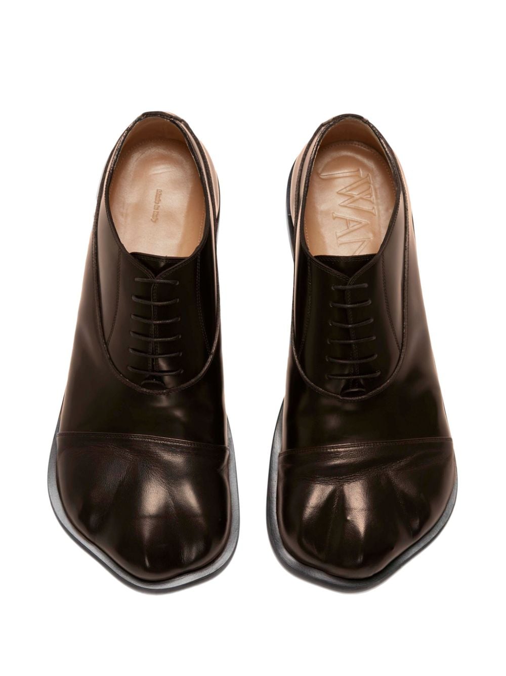 Shop Jw Anderson Paw Derby Shoes In Brown