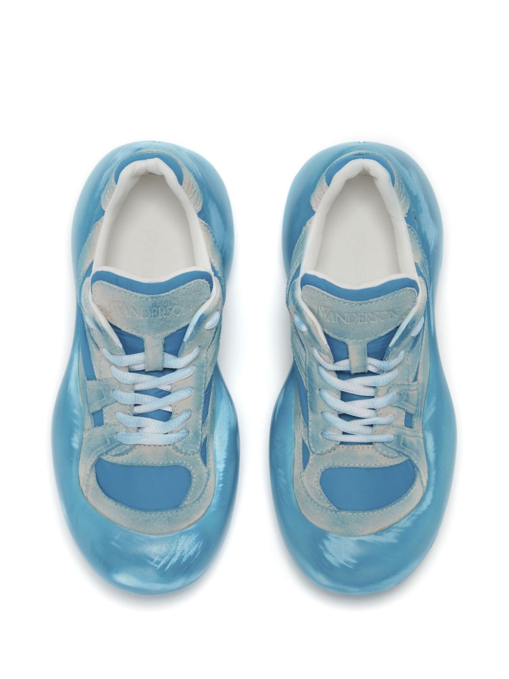 Shop Jw Anderson Bumper-hike Chunky Sneakers In Blue