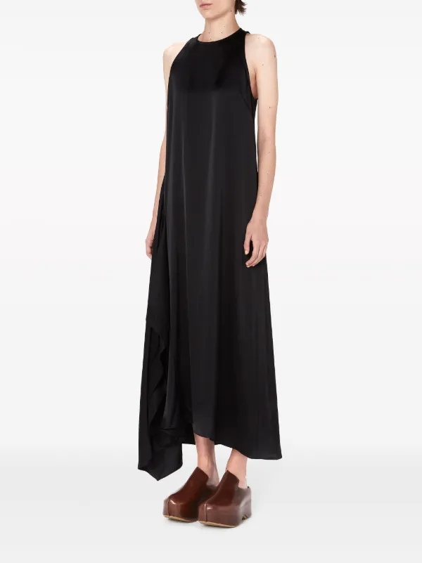 bhldn selena strapless stretch satin midi dress Serena Strapless Midi Dress