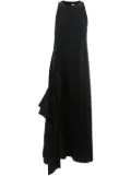 JW Anderson sleeveless draped midi dress - Black