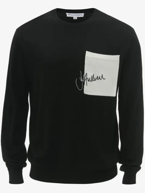JW Anderson pull à logo brodé