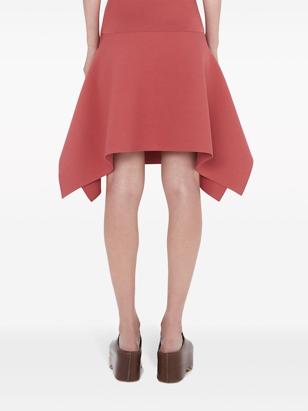Shop Jw Anderson Asymmetric A-line Skirt In Rosa