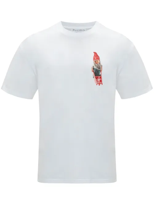 Chemise en coton à imprimé - JW Anderson - Modalova