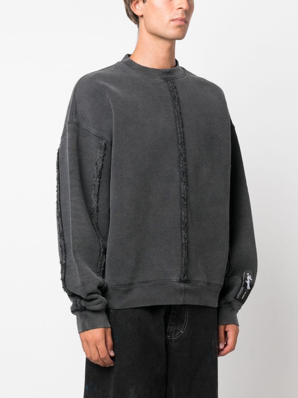 Axel Arigato Gestreepte sweater Zwart