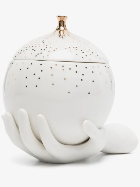 Jonathan Adler Gilded Eve ceramic box